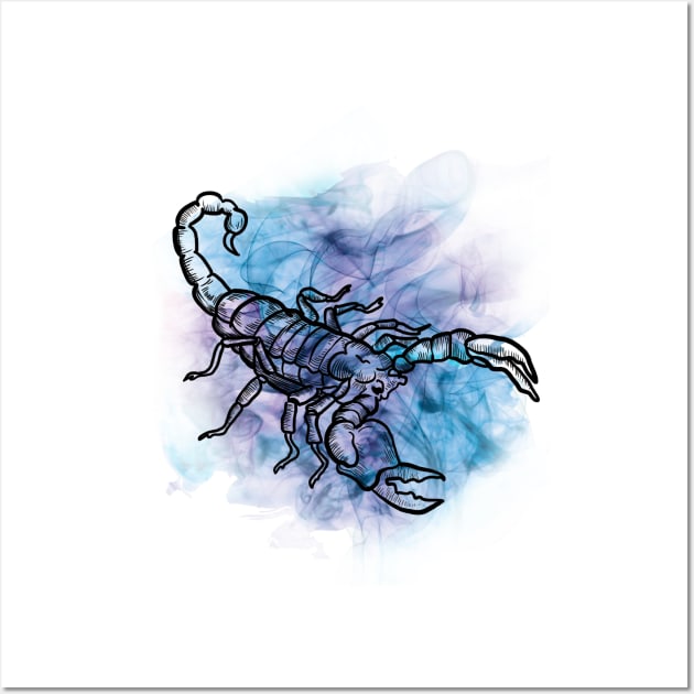 Scorpion Lover Design Wall Art by LetsBeginDesigns